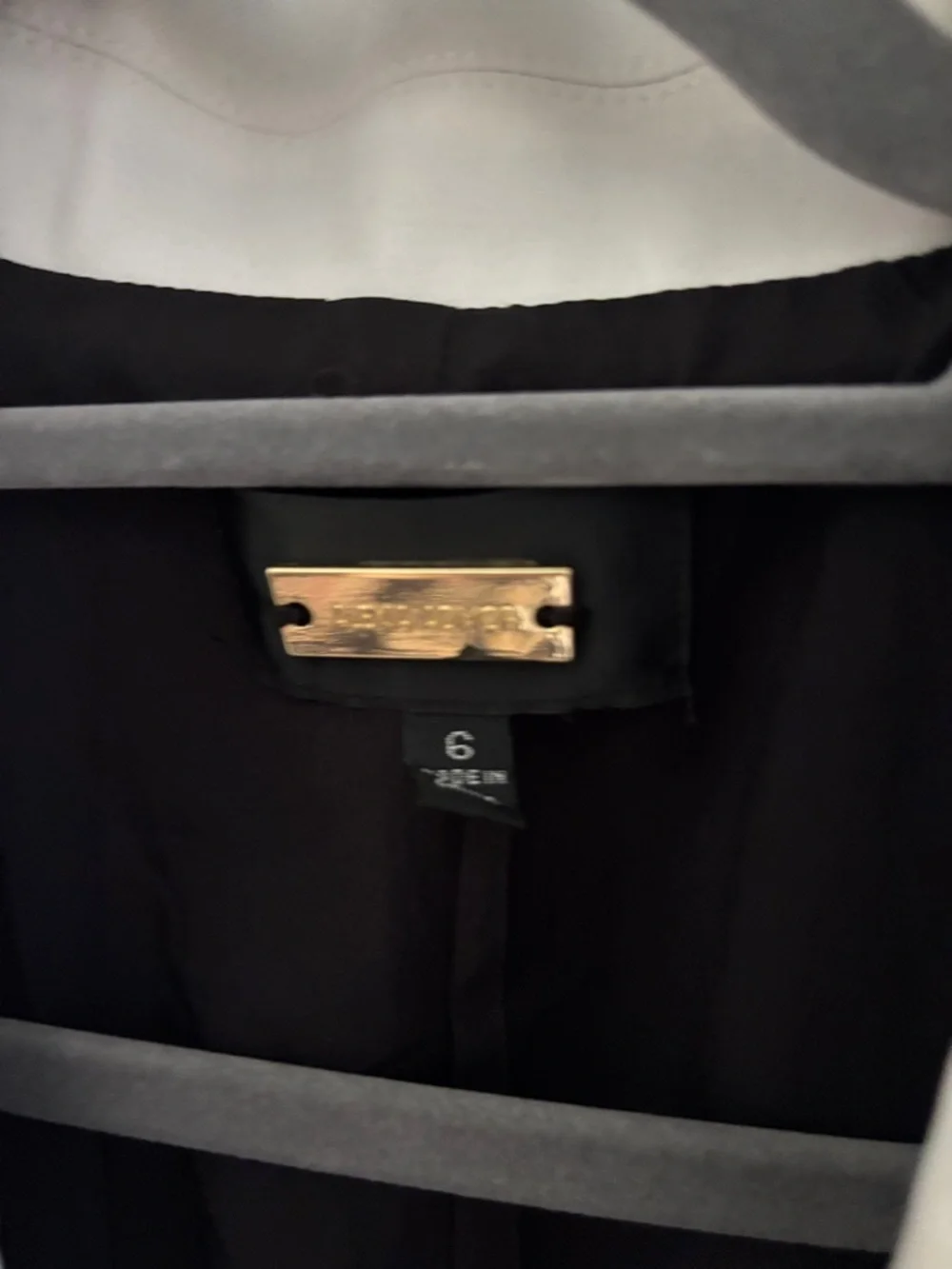 Alexia Admore Black Dress with White Collar & Cuffs size 6 - Picture 6 of 7